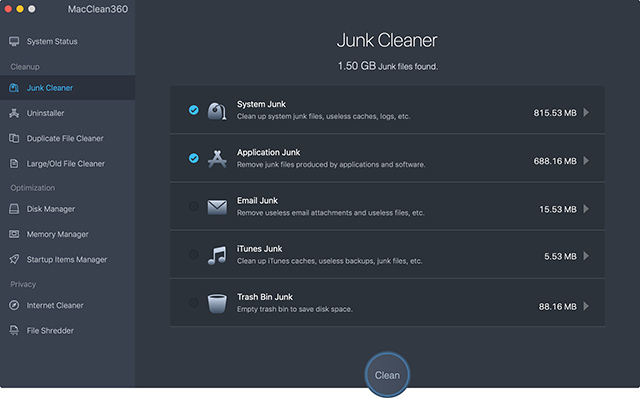 junk cleaner for mac